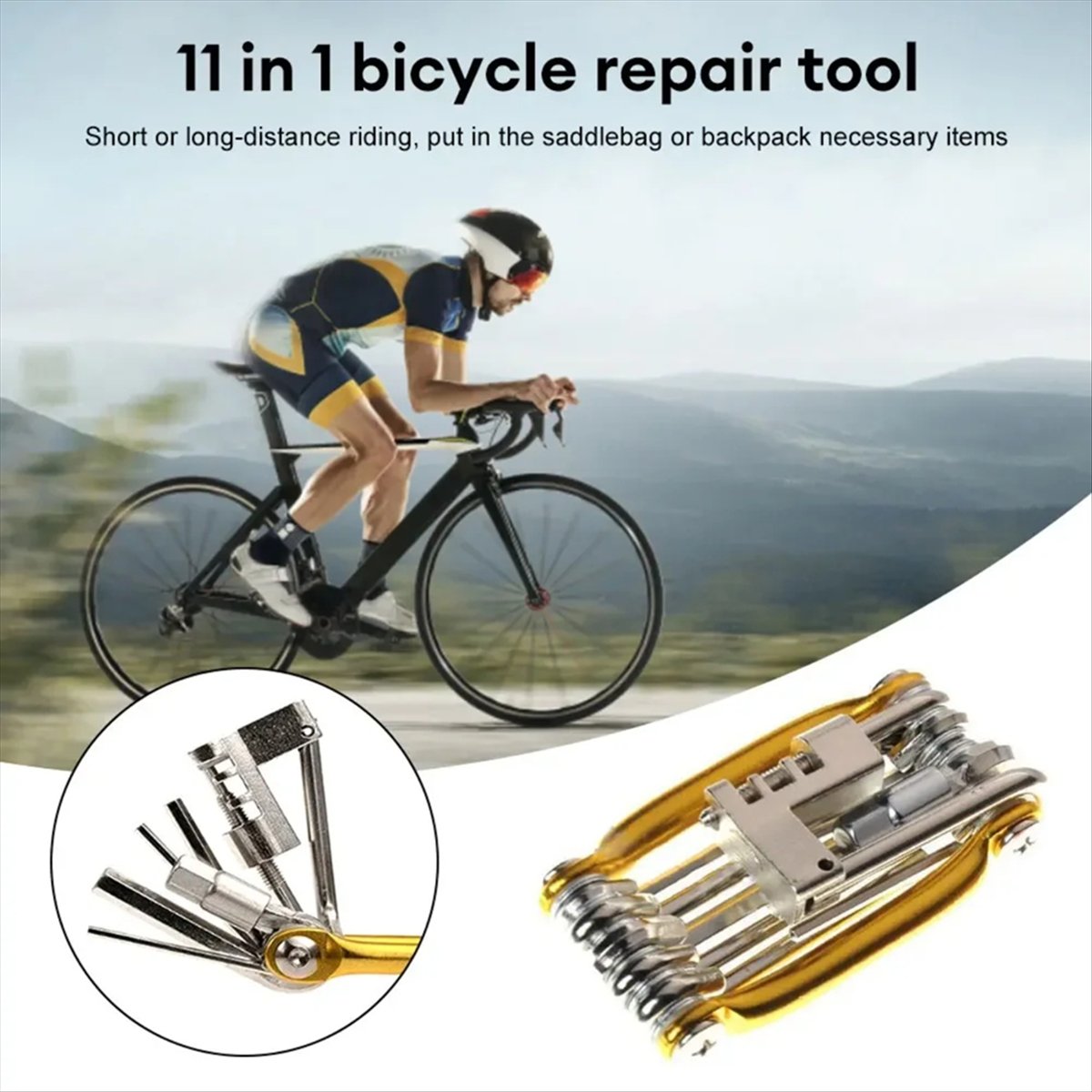 ABPF 11 in 1 자전거 멀티 수리 도구 키트 산 - Mountain Biking Kit 리뷰 및 가격
